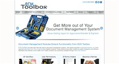 Desktop Screenshot of ecmtoolbox.com